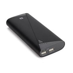 Xqisit Black/Grey 10400 mAh Portable Power Bank (1A & 2.1A)